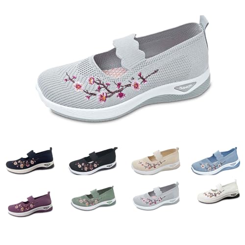 Generisch Schuhe Damen Sommerschuhe Orthopädische Sneaker Barfußschuhe Walkingschuhe Arbeitsschuhe flach Sneakers Bequemes Sommer Sportschuhe Damenschuhe Leicht Atmungsaktive Laufschuhe Generisch Schuhe Damen Sommerschuhe Orthopädische Sneaker Barfußschuhe Walkingschuhe Arbeitsschuhe flach Sneakers Bequemes Sommer Sportschuhe Damenschuhe Leicht Atmungsaktive Laufschuhe von Generisch