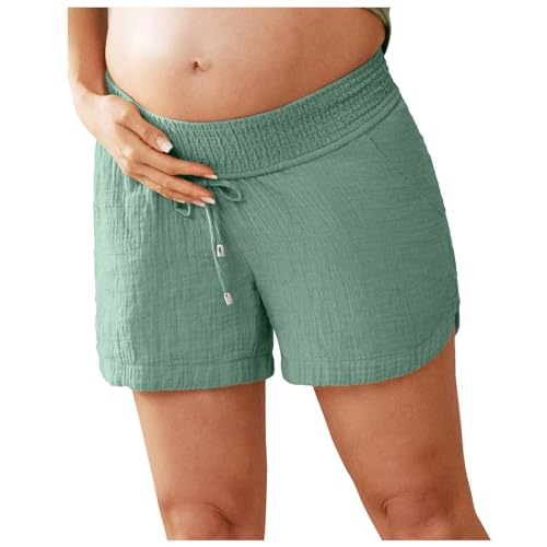 Generisch Umstandshose Kurz Damen Schwangerschaft Umstandsshorts Umstandsmode Hose Weites Bein Stoffhose Baumwoll-Shorts Lässig Freizeithose Kordelzug Elastische Taille Mit Taschen Umstandskleidung Generisch Umstandshose Kurz Damen Schwangerschaft Umstandsshorts Umstandsmode Hose Weites Bein Stoffhose Baumwoll-Shorts Lässig Freizeithose Kordelzug Elastische Taille Mit Taschen Umstandskleidung von Generisch