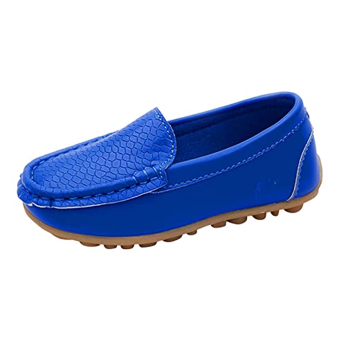 Generisch Wanderschuhe Kinder 40 Wasserdicht Kleinkind Kleinkind Mädchen Soft Slip On Loafers Kleid Flache Schuhe Bootsschuhe Freizeitschuhe Schuhe Kinder 27 (Blue, 33) von Generisch