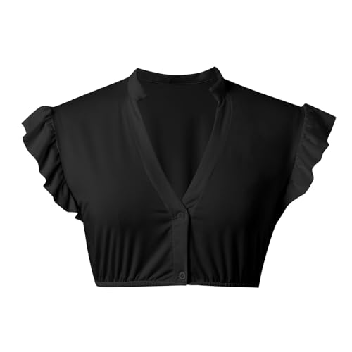 Generisch dirndlschürzen einzeln schwarz, Dirndlbluse Flügelärmel Dirndl Bluse Damen Weiß Schlicht Kurzarm V Ausschnitt Trachtenbluse Oktoberfest S-5XL Schwarz XL Generisch dirndlschürzen einzeln schwarz, Dirndlbluse Flügelärmel Dirndl Bluse Damen Weiß Schlicht Kurzarm V Ausschnitt Trachtenbluse Oktoberfest S-5XL Schwarz XL von Generisch