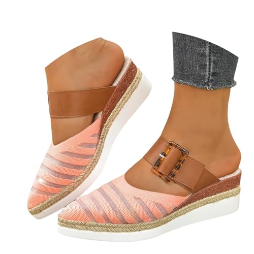 Generisch plateau sandaletten damen espadrilles für damen keilabsatz sandalen mesh Sommerschuhe Plattform pantoletten Spitze Schlupfschuhe slip on slippers Rutschfest Slides Stöckelschuhe Generisch plateau sandaletten damen espadrilles für damen keilabsatz sandalen mesh Sommerschuhe Plattform pantoletten Spitze Schlupfschuhe slip on slippers Rutschfest Slides Stöckelschuhe von Generisch