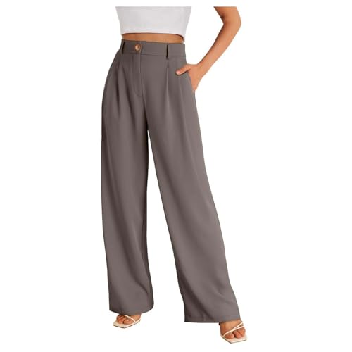Generisch weite hose damen sommer 3/4 bunt lang kurz viskose, Schwarze Lange Weite Anzughose Damen Elegant - High Waist Lässig Freizeithose Culotte Bund Mit Taschen Business Palazzo Stoffhose Generisch weite hose damen sommer 3/4 bunt lang kurz viskose, Schwarze Lange Weite Anzughose Damen Elegant - High Waist Lässig Freizeithose Culotte Bund Mit Taschen Business Palazzo Stoffhose von Generisch
