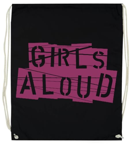 Girls Aloud 2002 Logo Schwarze Trainingstasche Mit Unisex-Kordelzügen von Generisch