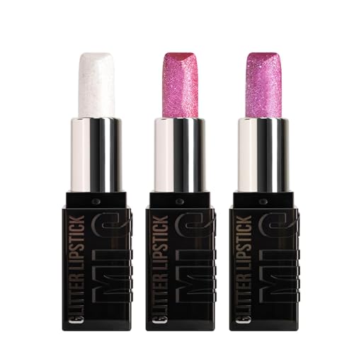 Glitter Lip Kit, Glossy Lipstick Set, Long Lasting Lip Gloss, 3 Colors Lip Gloss, Non-Stick Cup Lip Gloss, Moisturizing Lip Gloss, High-Shiny Lip Gloss, Party Lips Makeup Glitter Lip Kit, Glossy Lipstick Set, Long Lasting Lip Gloss, 3 Colors Lip Gloss, Non-Stick Cup Lip Gloss, Moisturizing Lip Gloss, High-Shiny Lip Gloss, Party Lips Makeup von Generisch