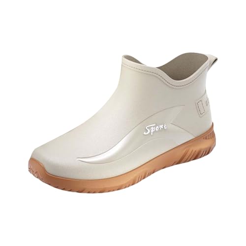 Gummischuhe Casual Outdoor Rutschfeste Überschuhe Regenstiefel,Herren Regenstiefel Wasserschuhe,Einfarbig Plateau,Walkingschuhe Mit Dämpfung Wasserdicht Herren Gummischuhe Casual Outdoor Rutschfeste Überschuhe Regenstiefel,Herren Regenstiefel Wasserschuhe,Einfarbig Plateau,Walkingschuhe Mit Dämpfung Wasserdicht Herren von Generisch