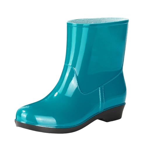 Gummistiefel Damen Halbhoch Regenstiefel Schlupfstiefel - Wasserdicht Rutschfest Rain Boots Gummischuhe Regenschuhe - Bequem Low Heel Gartenschuhe Kochschuhe Angelstiefel FüR Frauen Gummistiefel Damen Halbhoch Regenstiefel Schlupfstiefel - Wasserdicht Rutschfest Rain Boots Gummischuhe Regenschuhe - Bequem Low Heel Gartenschuhe Kochschuhe Angelstiefel FüR Frauen von Generisch