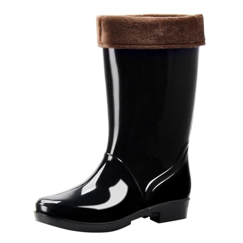 Gummistiefel Damen Hoch, Regenstiefel Gefüttert Regenschuhe Wasserdicht Stiefeletten Sicherheitsstiefel Arbeitsstiefel Rain Boots Winter Garten Stiefel Gummistiefeletten Schlupfstiefel Gummistiefel Damen Hoch, Regenstiefel Gefüttert Regenschuhe Wasserdicht Stiefeletten Sicherheitsstiefel Arbeitsstiefel Rain Boots Winter Garten Stiefel Gummistiefeletten Schlupfstiefel von Generisch