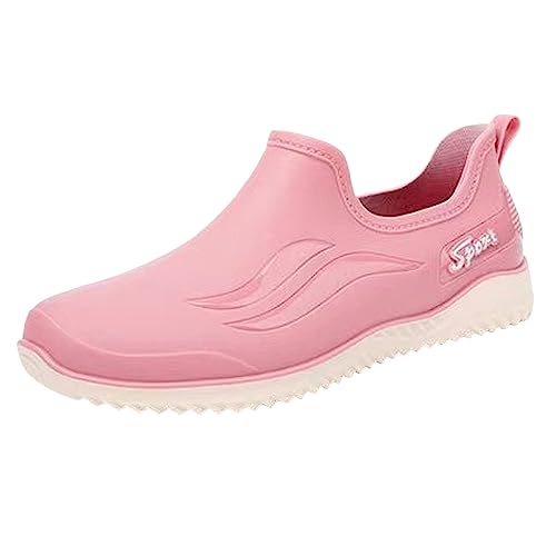 Gummistiefel Damen Sommer Wasserdicht Gummischuhe Regenschuhe Gummi Leichte Reitstiefelette Gartenstiefel Elegant Und Bequem Mit Absatz Damenstiefel Gummistiefeletten Stiefeletten von Generisch