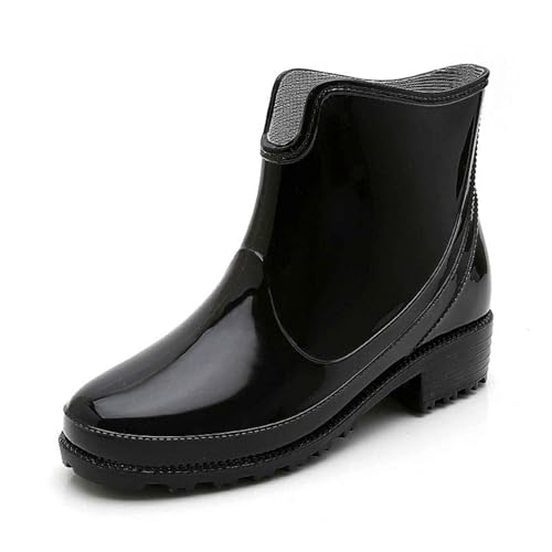 Gummistiefel Herren Gummistiefeletten Damen Regenstiefel Regenschuhe Bequeme Stiefel Schuhe Wasserdicht Gartenschuhe Regenfeste Schwarze Stiefeletten Wasserdichte Kurze Kurz Sommer Elegant 37 Gummistiefel Herren Gummistiefeletten Damen Regenstiefel Regenschuhe Bequeme Stiefel Schuhe Wasserdicht Gartenschuhe Regenfeste Schwarze Stiefeletten Wasserdichte Kurze Kurz Sommer Elegant 37 von Generisch