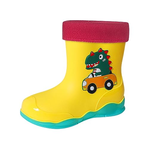 Gummistiefel Jungen Wasserdichte Regenstiefel Rutschfeste Sohle Regenschuhe Rain Boots Kids Bootschuhe Kinderschuhe Bequeme Regen Stiefel Frühling Und Sommer Kinderstiefel Mädchen Stiefeletten von Generisch