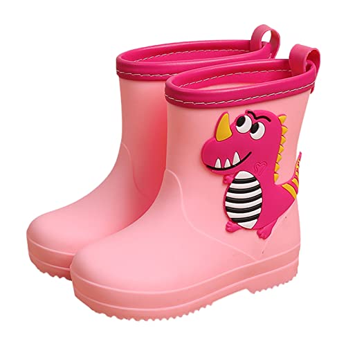 Gummistiefel Kinder 20 - Regenstiefel Rutschfeste Sohle Regenschuhe Cartoon Rain Boots Kids Bootschuhe Wasserdichte Kinderschuhe Mädchen Jungen Regen Stiefel Frühling Sommer Kinderstiefel Stiefeletten von Generisch