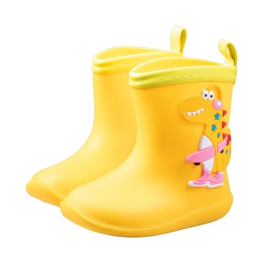 Gummistiefel Kinder Bequeme Regenstiefel Wasserdichte Regenschuhe Halbschaft Regen Stiefel Kinderschuhe Rutschfeste Sohle Rain Boot Kids Bootschuhe Frühling Und Sommer Kinderstiefel Stiefeletten Boots von Generisch