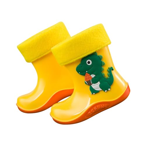 Gummistiefel Kinder Sommer - Regenstiefel Jungen Wasserschuhe Cartoon Regenschuhe Rutschfeste Gummischuhe Wasserfest Wasserstiefel Atmungsaktive Freizeitschuhe Bequem Wasserschuhe-Babyschuhe von Generisch