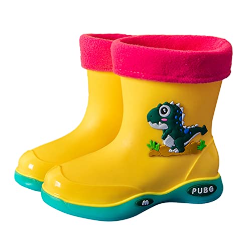 Gummistiefel Kinder Sommer - Regenstiefel Kinder Gummischuhe Cartoon Niedliche Sommerstiefel Rutschfeste Wasserschuhe Atmungsaktive Babyschuhe Bequem Wasserstiefel Slip On Kinderschuhe-Sommerschuhe von Generisch