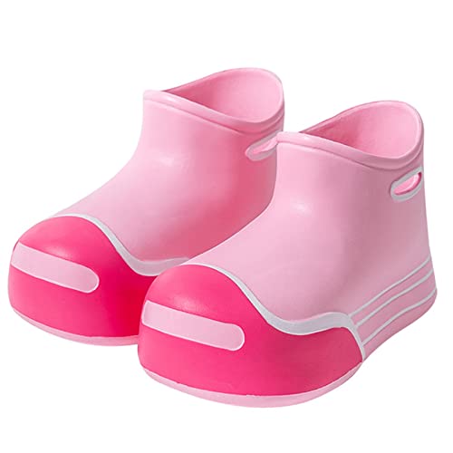 Gummistiefel Kinder Sommer - Wasserschuhe Kinder Gummistiefel Wasserdichte Regenschuhe Rutschfeste Wasserstiefel Slip On Freizeitschuhe Abwischbar Kleinkindschuhe Outdoor Sommerschuhe-Sommerstiefel von Generisch