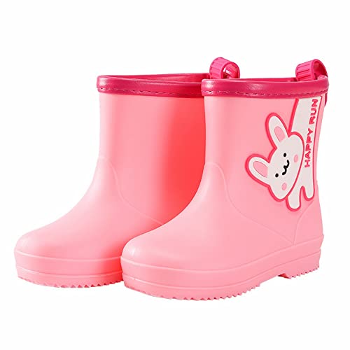 Gummistiefel Mädchen Halbschaft Regenstiefel Rutschfeste Regenschuhe Rain Boots Wasserdichte Kinderschuhe Kids Bootschuhe Bequeme Regen Stiefel Frühling Sommer Kinderstiefel 2-11 Jahre Stiefeletten von Generisch