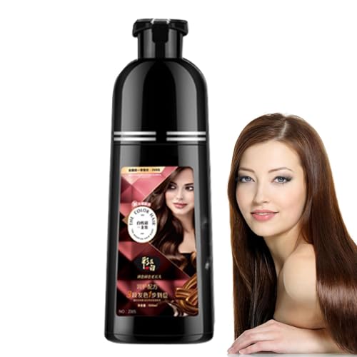 Haarfärbe-Shampoo,Natürliches Haarfärbe-Shampoo - Reichhaltiges Schaumshampoo, das Ihr Haar färbt 450 ml | Tiefenreinigende Haarpflegelösung ohne Bleichmittel für die Haarfärbung zu Hause, für Männer Haarfärbe-Shampoo,Natürliches Haarfärbe-Shampoo - Reichhaltiges Schaumshampoo, das Ihr Haar färbt 450 ml | Tiefenreinigende Haarpflegelösung ohne Bleichmittel für die Haarfärbung zu Hause, für Männer von Generisch