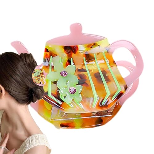 Haarklammer für Teekanne, rutschfeste Haarklammern, kleine Clips, starker Halt, Haarschmuck für dünnes Haar Haarklammer für Teekanne, rutschfeste Haarklammern, kleine Clips, starker Halt, Haarschmuck für dünnes Haar von Generisch