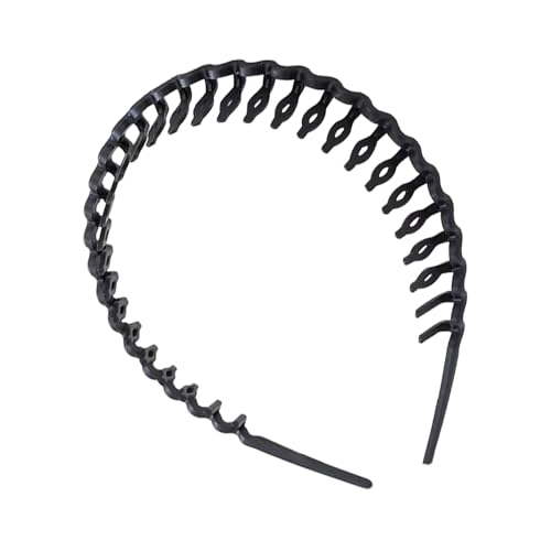 Haarreif Mit Zähnen - Rutschfestes Kunstharz Headband Für Damen - Schmale Haarspangen-Accessoires Für Fitness, Homeoffice & Alltag Haarreif Mit Zähnen - Rutschfestes Kunstharz Headband Für Damen - Schmale Haarspangen-Accessoires Für Fitness, Homeoffice & Alltag von Generisch