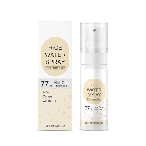 Hair Growth Serum Spray, 77% Rice Water for Hair Growth, Reiswasser-Haarwuchsspray, Haarpflege-Ölspray 60ml, Anti Haarausfall Serum Reiswasser Haarserum für Haarwachstum für Frauen & Männer (1PC) Hair Growth Serum Spray, 77% Rice Water for Hair Growth, Reiswasser-Haarwuchsspray, Haarpflege-Ölspray 60ml, Anti Haarausfall Serum Reiswasser Haarserum für Haarwachstum für Frauen & Männer (1PC) von Generisch