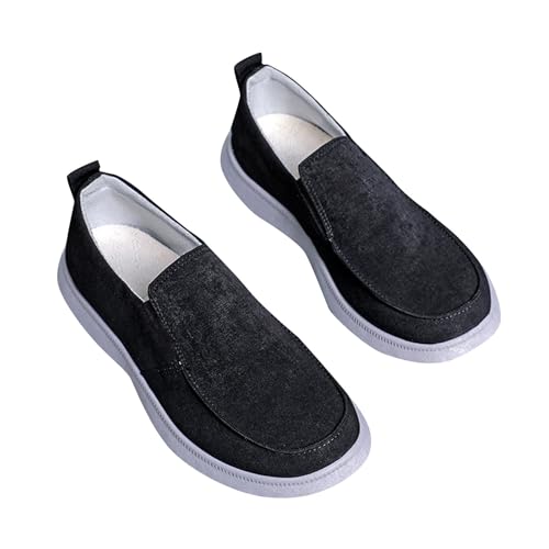 Halbschuhe Herren Ohne Schnürsenkel Slipper & Mokassins Für Herren Stoff Freizeitschuhe Leicht Sneaker Flache Sohle Schlupfschuhe Einfarbig Walkingschuhe rutschfest Loafer Einfarbig Halbschuhe Herren Ohne Schnürsenkel Slipper & Mokassins Für Herren Stoff Freizeitschuhe Leicht Sneaker Flache Sohle Schlupfschuhe Einfarbig Walkingschuhe rutschfest Loafer Einfarbig von Generisch