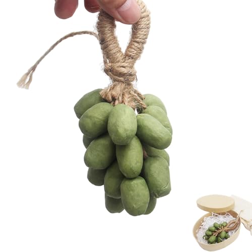Handgefertigte Traubenseife, natürliche Kaltprozessseife, handgefertigte Seifen, exquisite Heimdekoration und Geschenkwahl zum Händewaschen und frische Luft, für Damen und Herren, Grün, 50,8 cm einer Handgefertigte Traubenseife, natürliche Kaltprozessseife, handgefertigte Seifen, exquisite Heimdekoration und Geschenkwahl zum Händewaschen und frische Luft, für Damen und Herren, Grün, 50,8 cm einer von Generisch