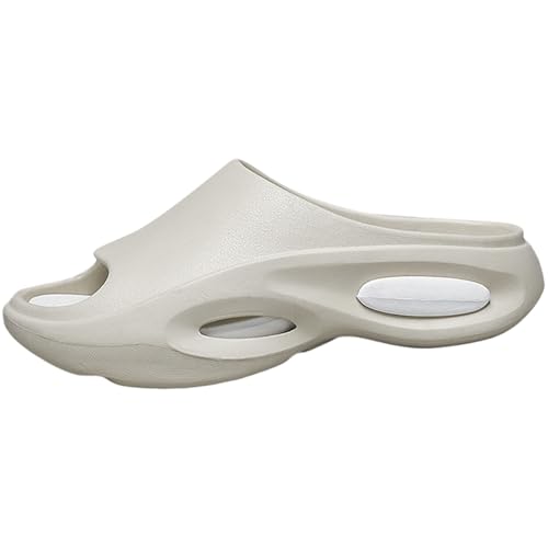 Hausschuhe für Damen, Größe 39, dicke Sohle, Sommer, gepolstert, Plateau-Slides, lässige Strandsandalen, Schuhe, Plateau-Hausschuhe für Damen, khaki, 41 EU Hausschuhe für Damen, Größe 39, dicke Sohle, Sommer, gepolstert, Plateau-Slides, lässige Strandsandalen, Schuhe, Plateau-Hausschuhe für Damen, khaki, 41 EU von Generisch
