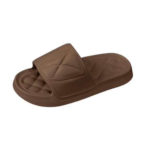 Hausschuhe für Herren und Damen, bequem, rutschfest, Duschsandalen für drinnen und draußen, schnell trocknend, für Pool, Zuhause, Schlafsaal, beheizte Hausschuhe, wiederaufladbar, coffee, 41 EU Hausschuhe für Herren und Damen, bequem, rutschfest, Duschsandalen für drinnen und draußen, schnell trocknend, für Pool, Zuhause, Schlafsaal, beheizte Hausschuhe, wiederaufladbar, coffee, 41 EU von Generisch