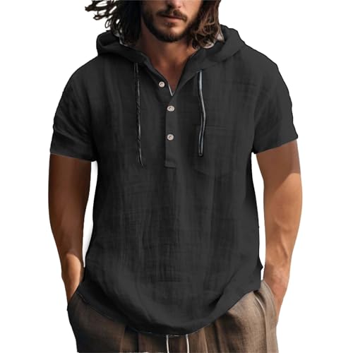 Hemd Herren Langarm,Leinenhemd Herren Mit Kapuze Sommer Langarm Leinen Hoodie Dünn Einfarbig Shirt Männer Modische Sommerhemd Lässig Freizeithemden Oversize Kapuzenhemd Leinen Tshirt Hemd Herren Langarm,Leinenhemd Herren Mit Kapuze Sommer Langarm Leinen Hoodie Dünn Einfarbig Shirt Männer Modische Sommerhemd Lässig Freizeithemden Oversize Kapuzenhemd Leinen Tshirt von Generisch