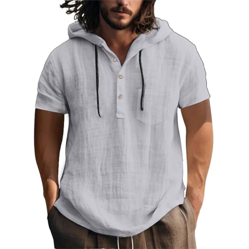 Hemd Herren Langarm,Leinenhemd Herren Mit Kapuze Sommer Langarm Leinen Hoodie Dünn Einfarbig Shirt Männer Modische Sommerhemd Lässig Freizeithemden Oversize Kapuzenhemd Leinen Tshirt Hemd Herren Langarm,Leinenhemd Herren Mit Kapuze Sommer Langarm Leinen Hoodie Dünn Einfarbig Shirt Männer Modische Sommerhemd Lässig Freizeithemden Oversize Kapuzenhemd Leinen Tshirt von Generisch