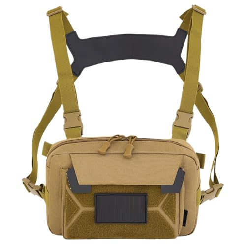 Herren Brusttasche - Fahrrad Westenrucksack | Ergonomische Dichtungs-Weste Für Laufen Wandern Radfahren Skifahren Outdoor Herren Brusttasche - Fahrrad Westenrucksack | Ergonomische Dichtungs-Weste Für Laufen Wandern Radfahren Skifahren Outdoor von Generisch