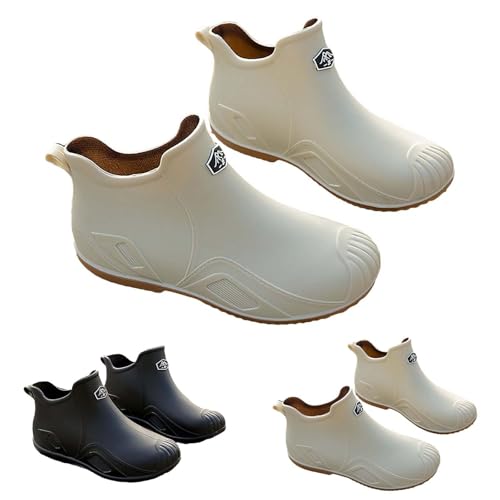 Herren-Gummistiefel, kurze Stiefelette, klassisch, bequem, den ganzen Tag, Garten, Chelsea-Stiefel, wasserdicht, rutschfest, langlebig, Gummi-Regenschuhe für Outdoor, Angeln, Landwirtschaft Herren-Gummistiefel, kurze Stiefelette, klassisch, bequem, den ganzen Tag, Garten, Chelsea-Stiefel, wasserdicht, rutschfest, langlebig, Gummi-Regenschuhe für Outdoor, Angeln, Landwirtschaft von Generisch