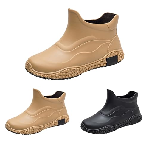 Herren Kurze Knöchel Gummistiefel Isolierte Gummi Warm Bequem Gartenstiefel Gummistiefel Regenschuhe Wasserdicht Langlebig rutschfest mit PVC für Garten Angeln Outdoor, gelb, 39 1/3 EU Herren Kurze Knöchel Gummistiefel Isolierte Gummi Warm Bequem Gartenstiefel Gummistiefel Regenschuhe Wasserdicht Langlebig rutschfest mit PVC für Garten Angeln Outdoor, gelb, 39 1/3 EU von Generisch
