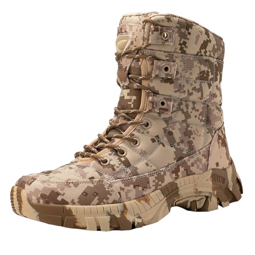 Herren MilitäRstiefel Camouflage Army Tactical Boots Sneakers Arbeitsstiefel Schuhe Hoch Rutschfeste Winterstiefel Wanderstiefel Trekkingschuhe Schneestiefel Warme Baumwolle Stiefel Outdoorschuhe Herren MilitäRstiefel Camouflage Army Tactical Boots Sneakers Arbeitsstiefel Schuhe Hoch Rutschfeste Winterstiefel Wanderstiefel Trekkingschuhe Schneestiefel Warme Baumwolle Stiefel Outdoorschuhe von Generisch