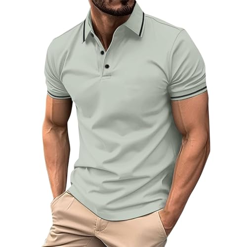 Herren Polo Shirt Kurzarm Regular Fit Sommer Atmungsaktives Arbeitshemd Baumwoll Golf Shirt Sport Freizeit Multifunktionskleidung Herren muskelshirt Urlaub Herren Polo Shirt Kurzarm Regular Fit Sommer Atmungsaktives Arbeitshemd Baumwoll Golf Shirt Sport Freizeit Multifunktionskleidung Herren muskelshirt Urlaub von Generisch