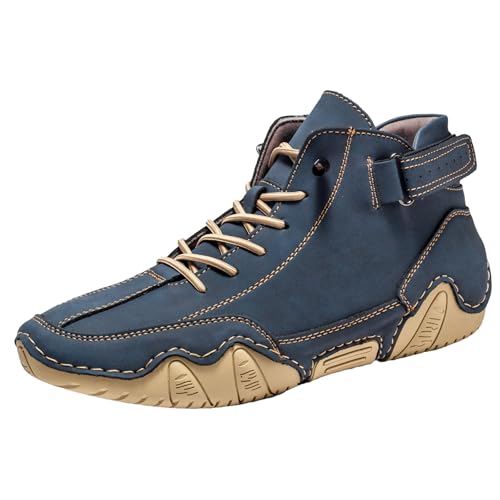 Herren-Sneaker, Größe 40, Herren-Stiefeletten, Winterschuhe, Winterstiefel, Stiefel, gefütterte Stiefel, Schuhe, ergonomische Herren-Sneaker, Größe 43, blau, 42 1/3 EU Herren-Sneaker, Größe 40, Herren-Stiefeletten, Winterschuhe, Winterstiefel, Stiefel, gefütterte Stiefel, Schuhe, ergonomische Herren-Sneaker, Größe 43, blau, 42 1/3 EU von Generisch