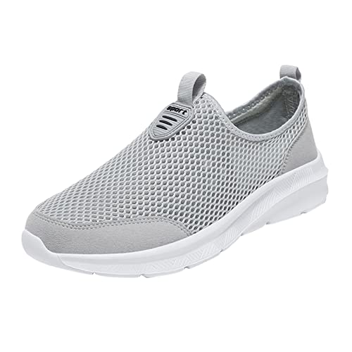 Herren-Sneaker aus Netzstoff, Freizeitschuhe für Herren, Outdoor-Wanderschuhe, leicht, atmungsaktiv, Joggingschuhe für Herren, modisch, bequem, Laufschuhe, Outdoor, Wandern und Trekking, breite von Generisch