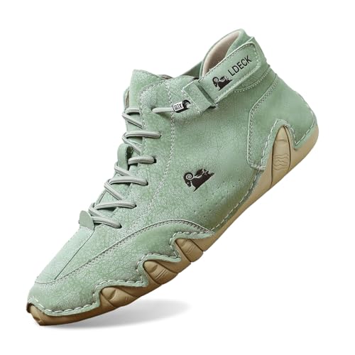 Herren Ultra-Komfort Leder Barfuß Schuhe - Unisex Wasserdicht Minimalistisch, Ergonomische Schmerzlinderung & Rutschschutz für Wandern Fitnessstudio Laufen Herren Ultra-Komfort Leder Barfuß Schuhe - Unisex Wasserdicht Minimalistisch, Ergonomische Schmerzlinderung & Rutschschutz für Wandern Fitnessstudio Laufen von Generisch