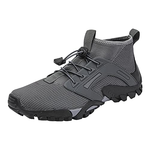 Herren Wanderschuhe Sommer Sportschuhe Elegant Orthopädische Schuhe Joggingschuhe Bequeme Turnschuhe Rutschfeste Sneaker Leichte Schlupfschuhe Atmungsaktive Laufschuhe Breite Füße Sommerschuhe von Generisch