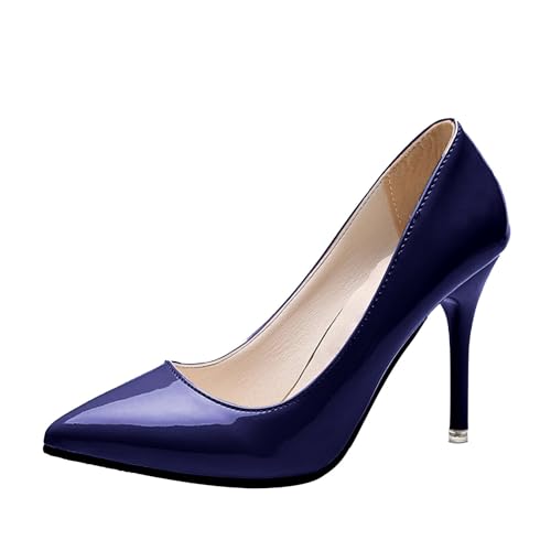 High Heels Schuhe Damen Sexy Pumps Stiletto-Absatz Schuhe Zeremonie Party Bequeme Geschlossene Spitze Abendschuhe Hochzeit Brautschuhe Elegante Frühlingsschuhe 2025, blau, 36 EU High Heels Schuhe Damen Sexy Pumps Stiletto-Absatz Schuhe Zeremonie Party Bequeme Geschlossene Spitze Abendschuhe Hochzeit Brautschuhe Elegante Frühlingsschuhe 2025, blau, 36 EU von Generisch