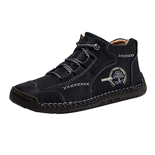 High Top Loafer für Herren, wasserdicht, Leder, Wanderschuhe, klassisch, rutschfest, Wandern, Business-Schuhe, Stiefel, leicht, Business, Büro, Kleid, Loafer, Nähte, Details, flache Arbeitsschuhe High Top Loafer für Herren, wasserdicht, Leder, Wanderschuhe, klassisch, rutschfest, Wandern, Business-Schuhe, Stiefel, leicht, Business, Büro, Kleid, Loafer, Nähte, Details, flache Arbeitsschuhe von Generisch
