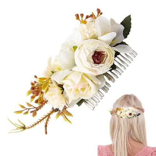 Hochzeit Haarkämme,Floraler Haarkamm,Blume Metall Haarkämme,Kopfschmuck Haarnadeln,Haarspangen,Blumen Dutt,Haarschmuck Für Frauen, Blumenmädchen, Bräute, Brautjungfern,16,5 Cm Hochzeit Haarkämme,Floraler Haarkamm,Blume Metall Haarkämme,Kopfschmuck Haarnadeln,Haarspangen,Blumen Dutt,Haarschmuck Für Frauen, Blumenmädchen, Bräute, Brautjungfern,16,5 Cm von Generisch