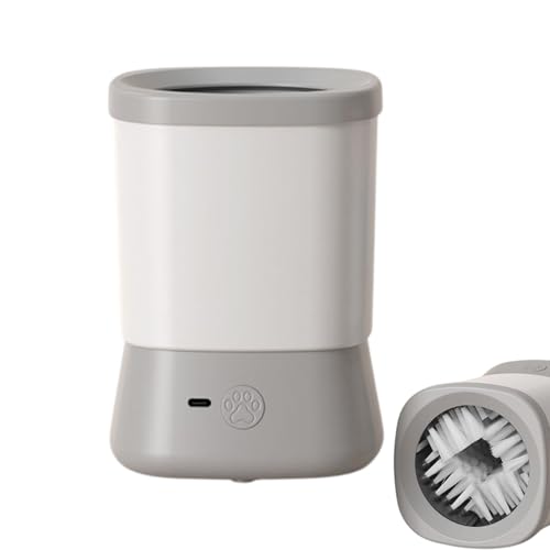 Hundepfotenwascher | Automatischer Pfotenreiniger-Becher für Hunde – Spritzschutz mit zwei Geschwindigkeiten, Haustier-Fußbadzubehör für Camping, Reisen, Outdoor-Abenteuer, tägliche Spaziergänge Hundepfotenwascher | Automatischer Pfotenreiniger-Becher für Hunde – Spritzschutz mit zwei Geschwindigkeiten, Haustier-Fußbadzubehör für Camping, Reisen, Outdoor-Abenteuer, tägliche Spaziergänge von Generisch