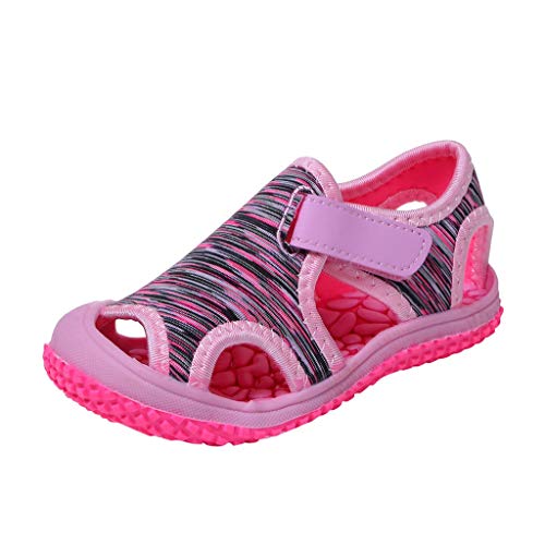 Jungensandalen, offene Zehen, Mädchen-Sandalen, Sport, Sommer, Kinder, Trekkin, atmungsaktiv, Strand, Pool, Camouflage, Strick, rose, 27 EU Jungensandalen, offene Zehen, Mädchen-Sandalen, Sport, Sommer, Kinder, Trekkin, atmungsaktiv, Strand, Pool, Camouflage, Strick, rose, 27 EU von Generisch