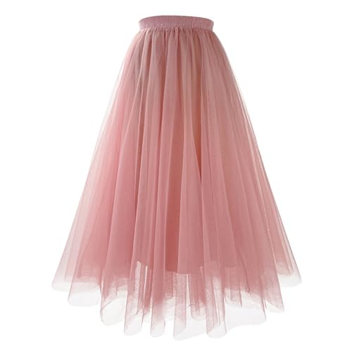 Karneval Tüllrock für Damen Faltenrock Röcke Lang Skater Röcke Midirock Sommerrock Tüllrock Ballett Hochzeit Damen Karneval Kostüm Lang Elegant Knielang Elastisch Hohe Taille Stufendecke Mesh Karneval Tüllrock für Damen Faltenrock Röcke Lang Skater Röcke Midirock Sommerrock Tüllrock Ballett Hochzeit Damen Karneval Kostüm Lang Elegant Knielang Elastisch Hohe Taille Stufendecke Mesh von Generisch