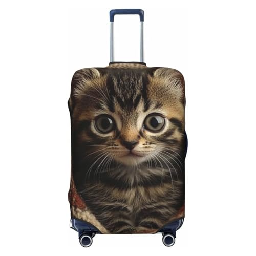 Katzen-Bettlaken, elastisch, Reisegepäck-Abdeckung, Koffer-Schutz, bedruckter Koffer, Gepäckabdeckung, kratzfest, Schwarz , L Katzen-Bettlaken, elastisch, Reisegepäck-Abdeckung, Koffer-Schutz, bedruckter Koffer, Gepäckabdeckung, kratzfest, Schwarz , L von Generisch