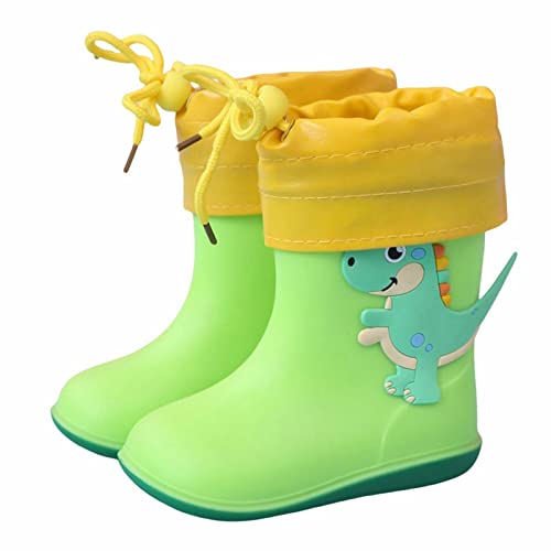 Kinder Rain Boot Kinder Gummistiefel Gefüttert Kinder Gummistiefel Regenstiefel Weich Regen Jungen Gummi Baby Stiefel Regenstiefel Mit Rutschfeste Sohle von Generisch