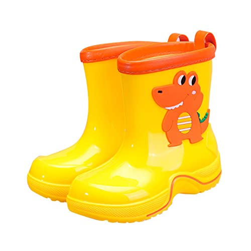 Kinderschuhe Jungen - Gummistiefel Kinder Mädchen Gummischuhe Cartoon Wasserschuhe Rutschfeste Regenschuhe Schnell Trocknend Wasserstiefel Bequem Lauflernschuhe Unisex Freizeitschuhe-Regenstiefel von Generisch