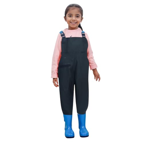 Kinderwathose Wathose Kinder, Jugendliche Jungen Mädchen Brust Wathose, Regenhosen Anglerhose Kinder mit Brusttasche Verstellbarer Riemen, Kinder Angeln Wathose Stiefel wasserdichte (AG-1, 9-10 Jahre) Kinderwathose Wathose Kinder, Jugendliche Jungen Mädchen Brust Wathose, Regenhosen Anglerhose Kinder mit Brusttasche Verstellbarer Riemen, Kinder Angeln Wathose Stiefel wasserdichte (AG-1, 9-10 Jahre) von Generisch