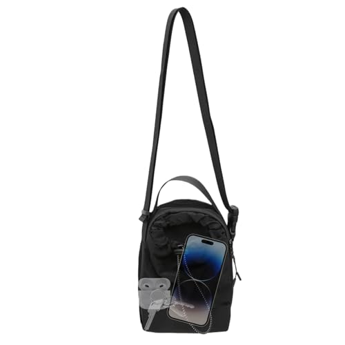 Kleine seitliche Schultertasche, Mini-Umhängetasche für Herren und Damen, Reisebrieftasche, Handyhalterung, Sling Satchel für Pendler, Workout, Freizeit, Outdoor, Urlaub, Schwarz , Refer to Kleine seitliche Schultertasche, Mini-Umhängetasche für Herren und Damen, Reisebrieftasche, Handyhalterung, Sling Satchel für Pendler, Workout, Freizeit, Outdoor, Urlaub, Schwarz , Refer to von Generisch